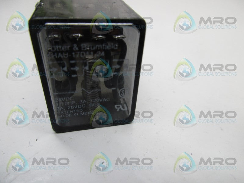 POTTER & BRUMFIELD KHAU-17D1124 RELAY  UNMP