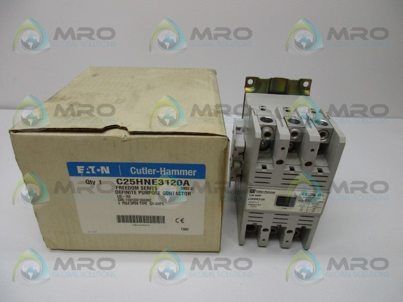CUTLER HAMMER C25HNE3120 CONTACTOR  NSMP