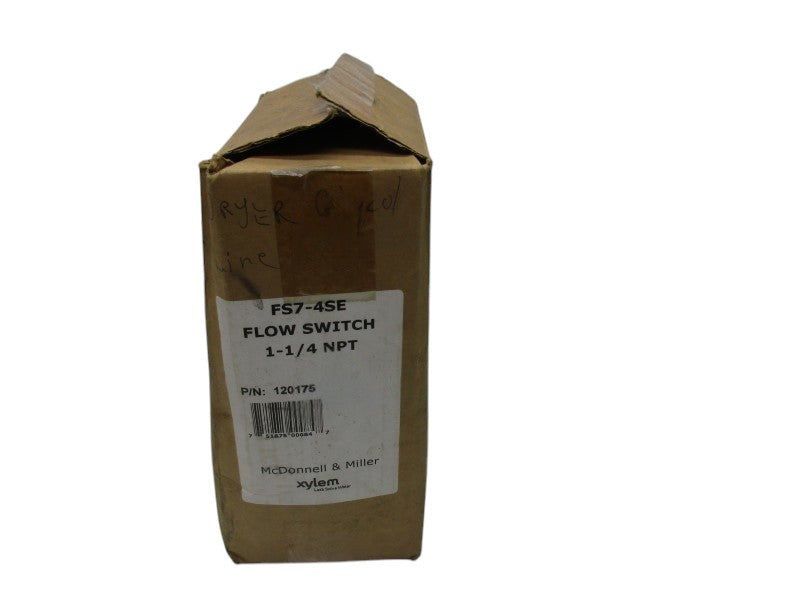 MCDONNELL & MILLER FS7-4SE FLOW SWITCH 1-1/4 NPT  NSMP