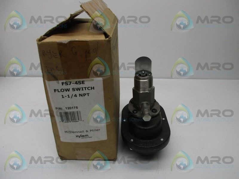 MCDONNELL & MILLER FS7-4SE FLOW SWITCH 1-1/4 NPT  NSMP