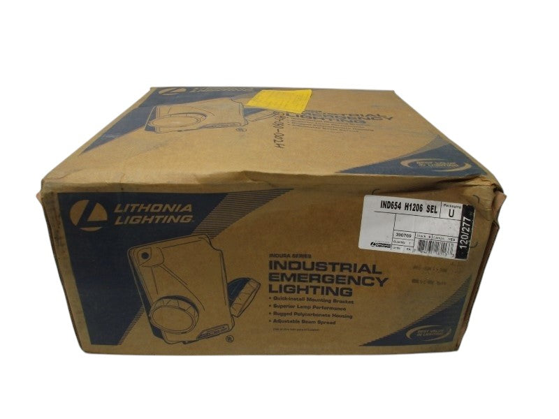 LITHONIA LIGHTING IND654-H1206-SEL SELF DIAGNOSTIC EMERGENCY LIGHT  NSMP