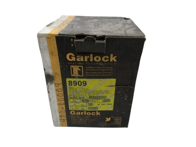 GARLOCK 8909 COMPRESSION PACKING 1/4"  NSMP