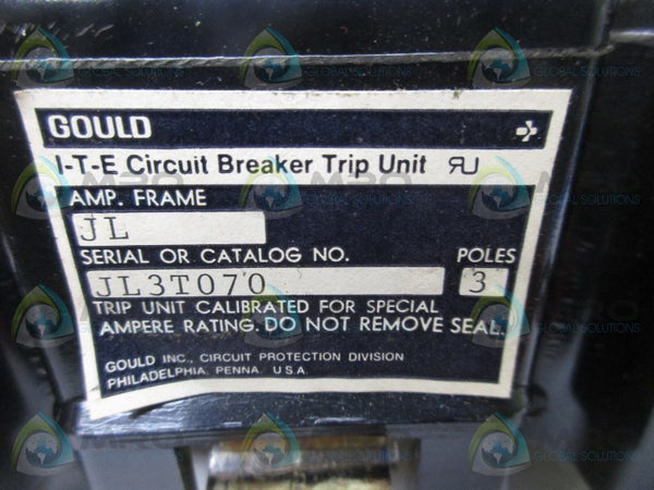 GOULD JL3T070 CIRCUIT BREAKER TRIP UNIT (AS PICTURED)  NSNP