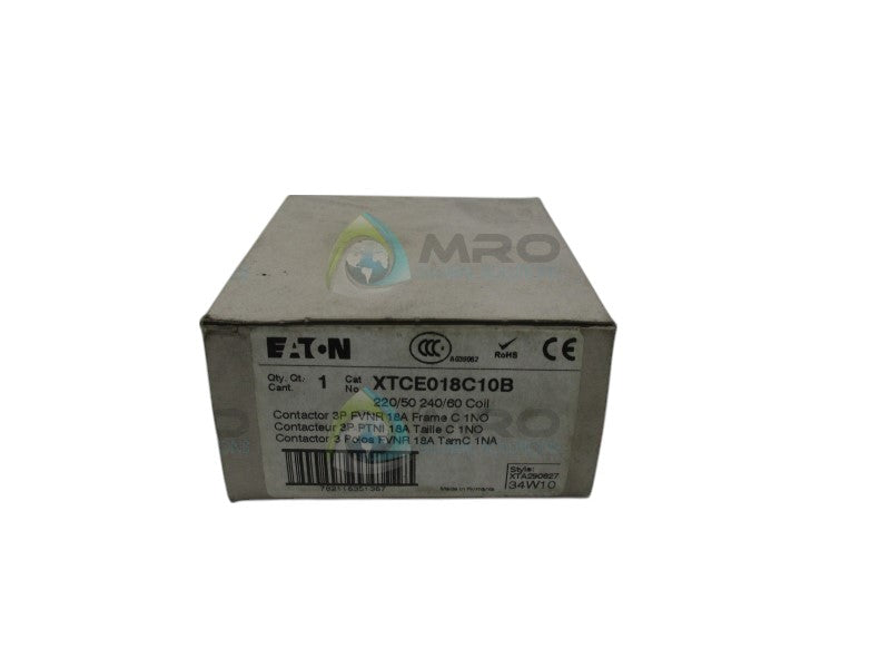EATON XTCE018C10 CONTACTOR  NSMP