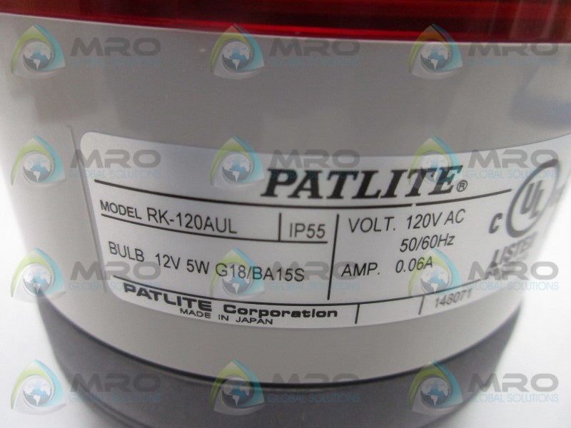 PATLITE RK-120AUL ROTATING WARNING LIGHT  NSMP