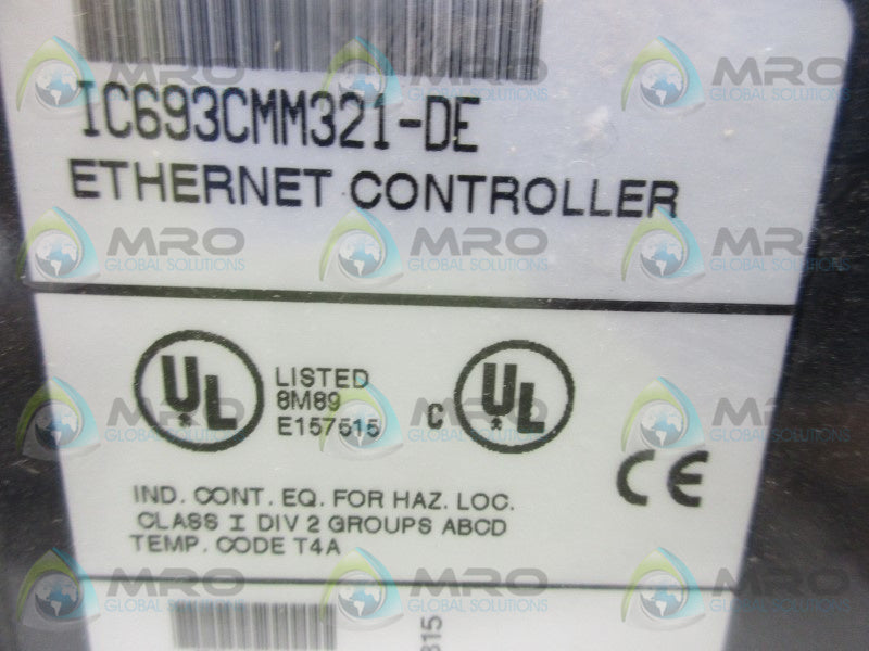 GE FANUC IC693CMM321-DE ETHERNET CONTROLLER  NSMP
