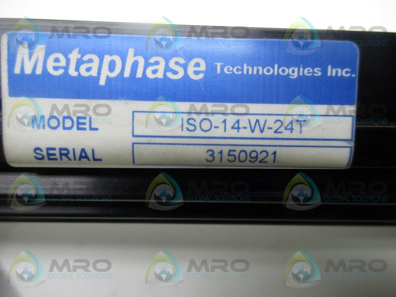 METAPHASE ISO-14-W-24T EXOLIGHT WHITE  UNMP