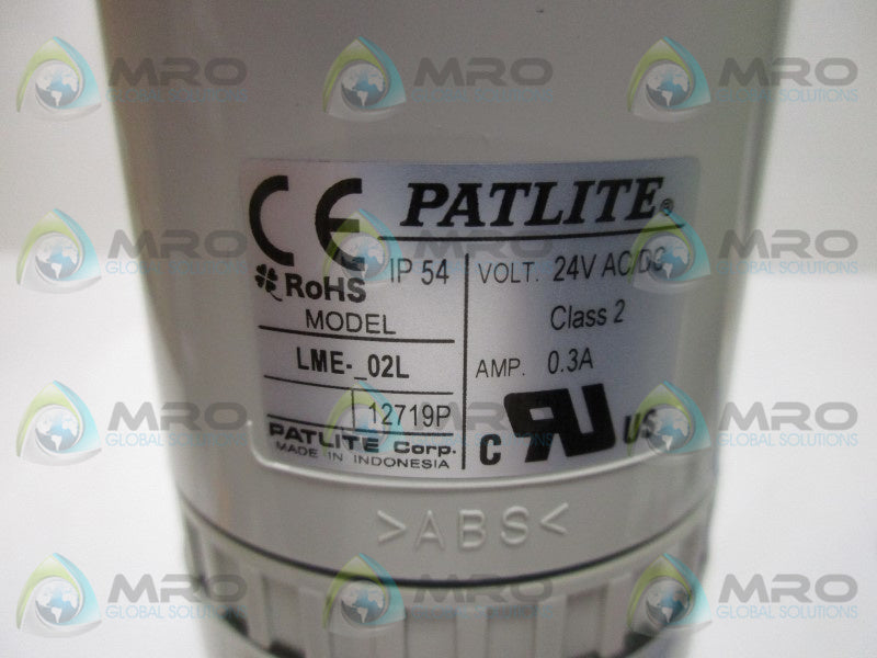 PATLITE LME-02L SIGNALING LIGHTS  NSNP