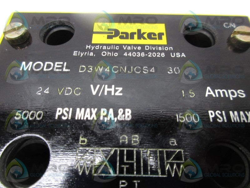 PARKER D3W4CNJCS4 DIRECTIONAL CONTROL VALVE  NSMP