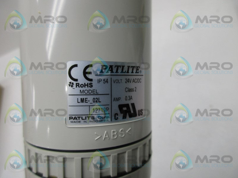 PATLITE LME-02L SIGNALING LIGHT  NSMP