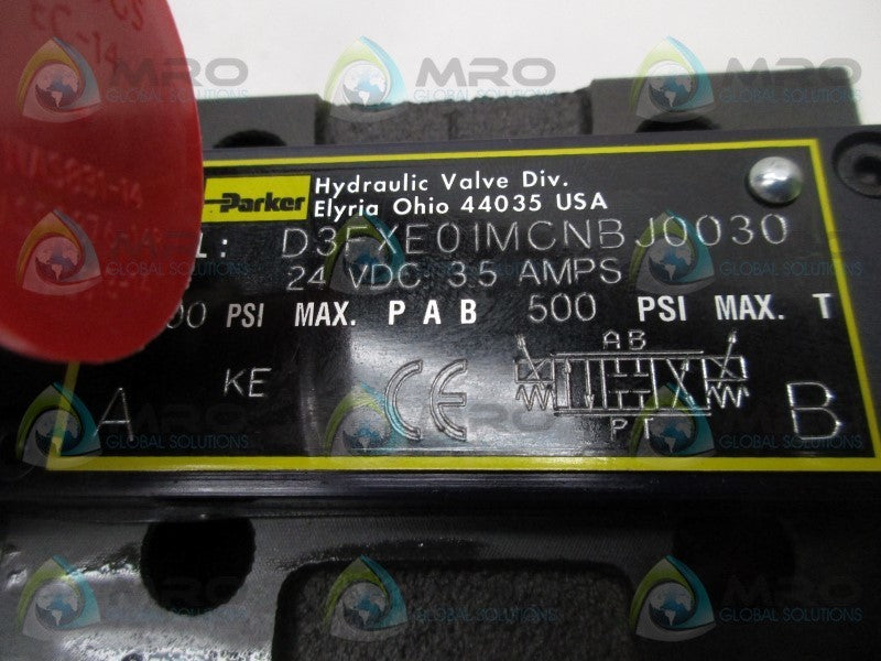 PARKER D3FXE01MCNBJ0030 HYDRAULIC VALVE  NSNP