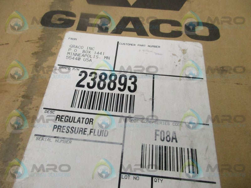 GRACO 238893 PRESSURE REGULATOR  NSFS