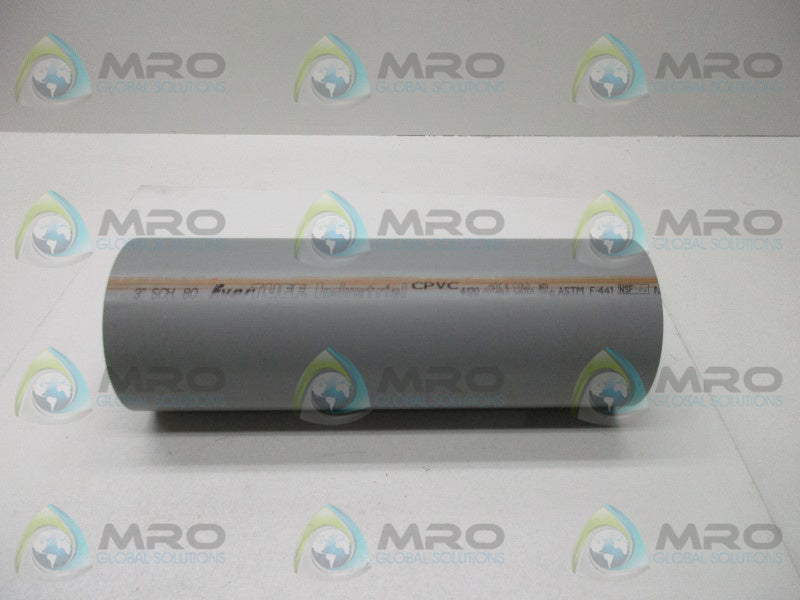 SPEARS 3" X 10" CPVC NIPPLE PLAIN SCH 80  NSNP