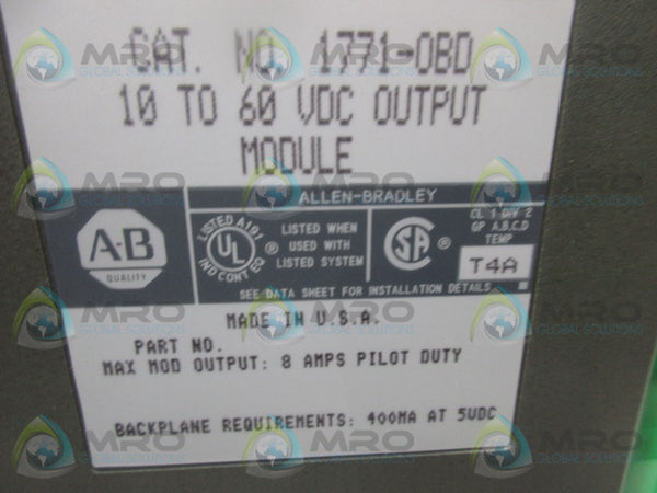 ALLEN BRADLEY 1771-OBD  NSMP