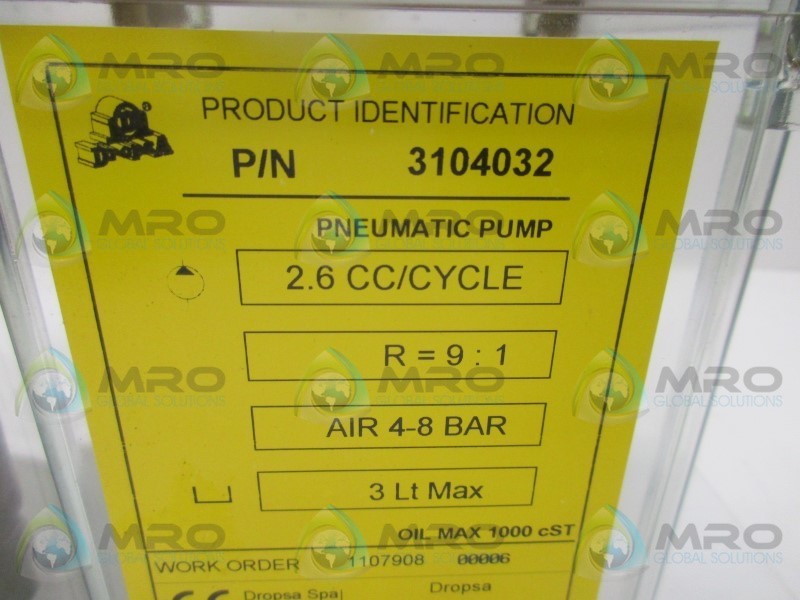 DROPSA 3104032 PNEUMATIC PUMP  NSMP