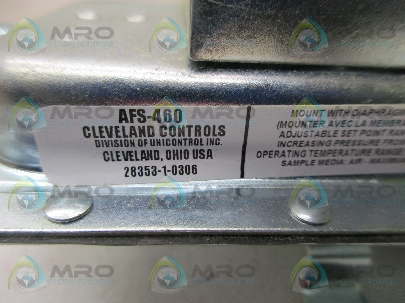 CLEVELAND CONTROLS AFS-460 PRESSURE SWITCH  NSMP