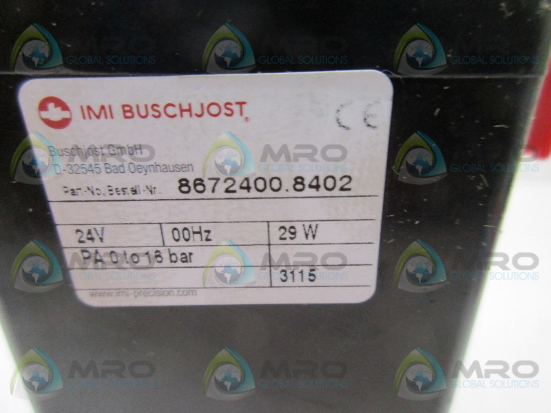 BUSCHJOST 8672400.8402 SOLENOID VALVE  NSMP