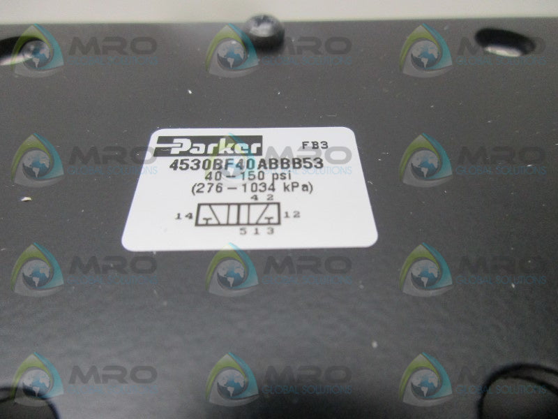 PARKER 4530BF40ABBB53 PNEUMATIC VALVE  NSMP