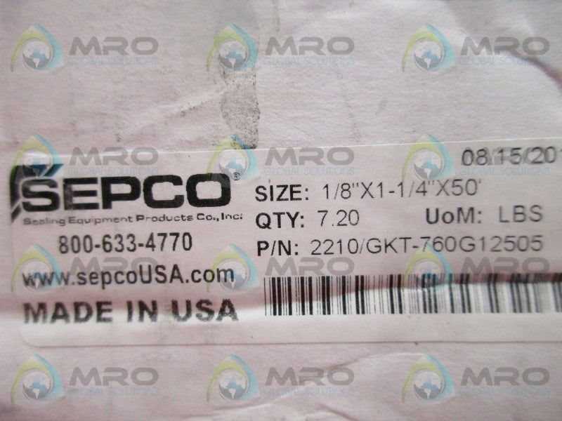 SEPCO 2210/GKT-760G12505  NSMP