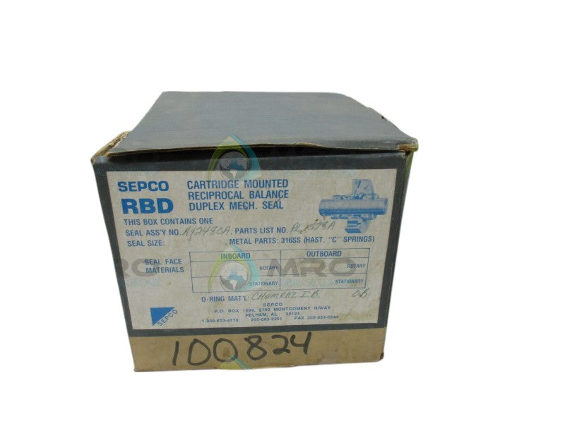 SEPCO PL1578A CARTRIDGE MOUNTED SEAL  NSMP