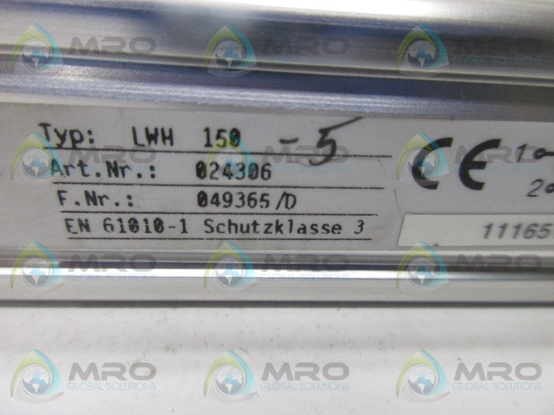 NOVOTECHNIK LWH150-5 LINEAR TRANSDUCER  UNMP