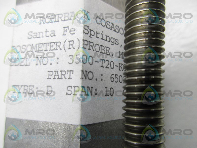 ROHRBACK COSASCO 3500-T20-K03005-30-1-1-0 CORROSOMETER PROBE  NSNP