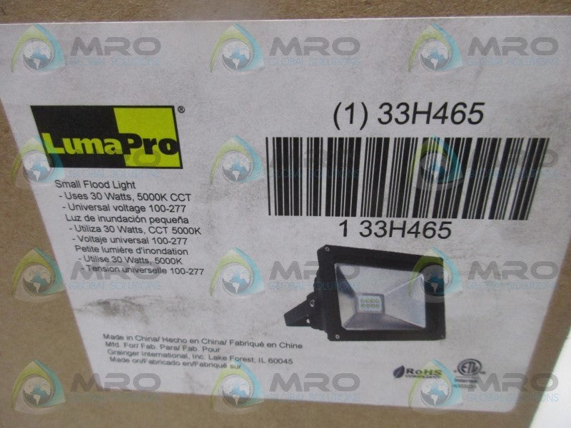 LUMAPRO 33H465 SMALL FLOOD LIGHT  NSFS
