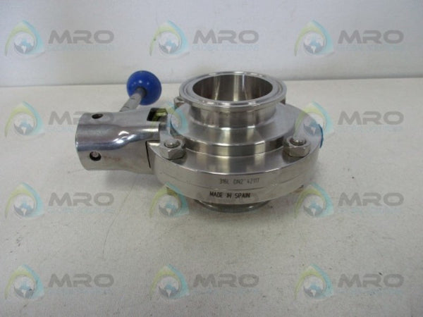 316L DN2 42117 BUTTERFLY VALVE WITH HANDLE  NSNP