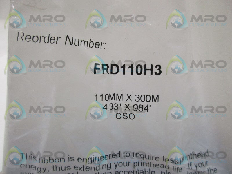 THERAMARK FRD110H3 HIGH MARK WAX RIBBON  NSMP