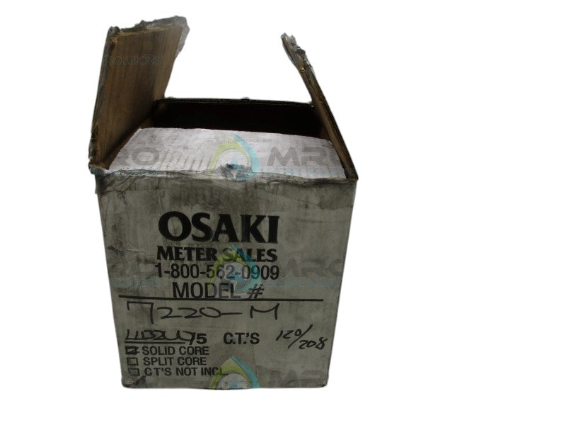 OSAKI ELECTRIC 7220 OW09HT WATTHOUR METER  NSMP
