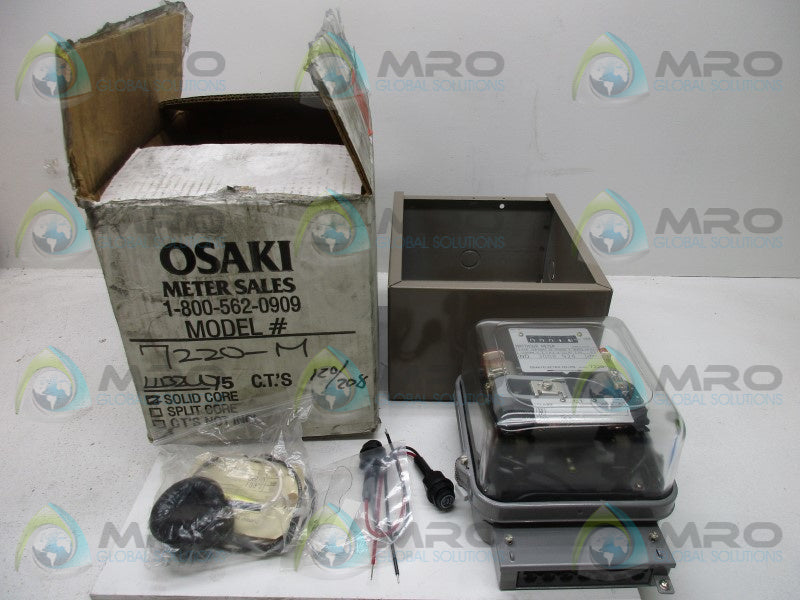 OSAKI ELECTRIC 7220 OW09HT WATTHOUR METER  NSMP