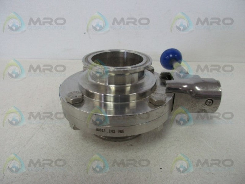 316L DN2 27988 BUTTERFLY VALVE WITH HANDLE  NSNP
