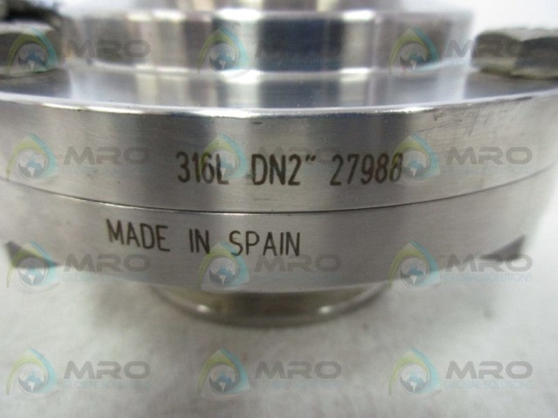 316L DN2 27988 BUTTERFLY VALVE WITH HANDLE  NSNP