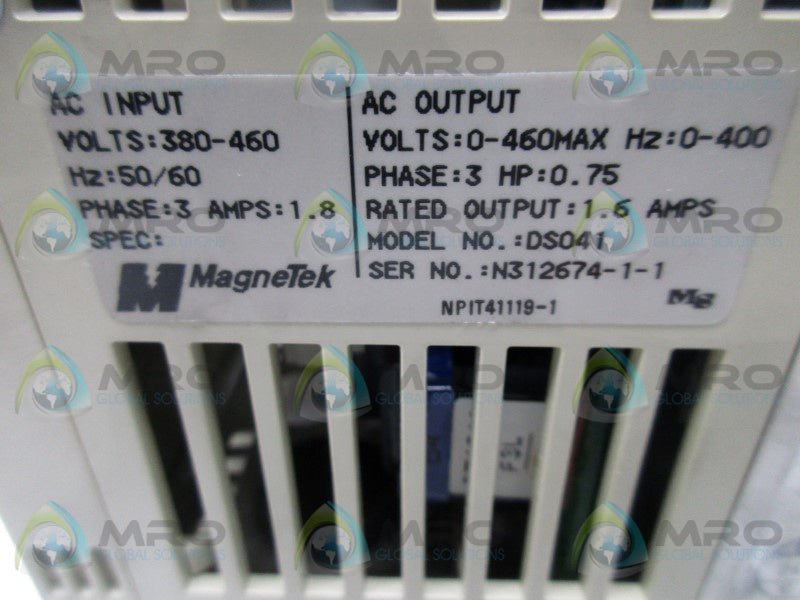 MAGNETEK DS041-GPD333 AC DRIVE  NSMP