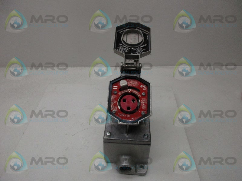 CROUSE HINDS CPS152201 DELAYED ACTION CIRCUIT BREAKING RECEPTACLE  NSMP