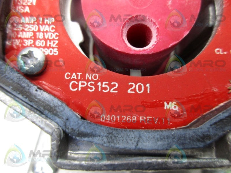 CROUSE HINDS CPS152201 DELAYED ACTION CIRCUIT BREAKING RECEPTACLE  NSMP