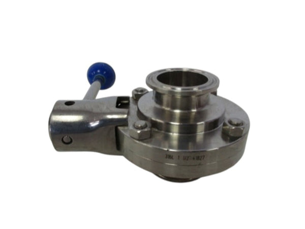 316L 1-1/2 41827 BUTTERFLY VALVE WITH HANDLE  NSNP