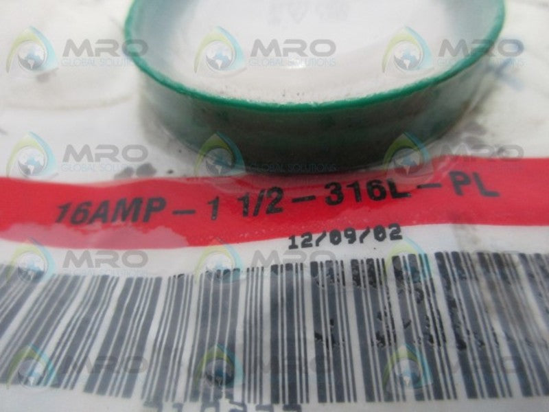 TRI-CLOVER 16AMP-1 1/2-316L-PL STAINLESS STEEL END CAP  NSNP