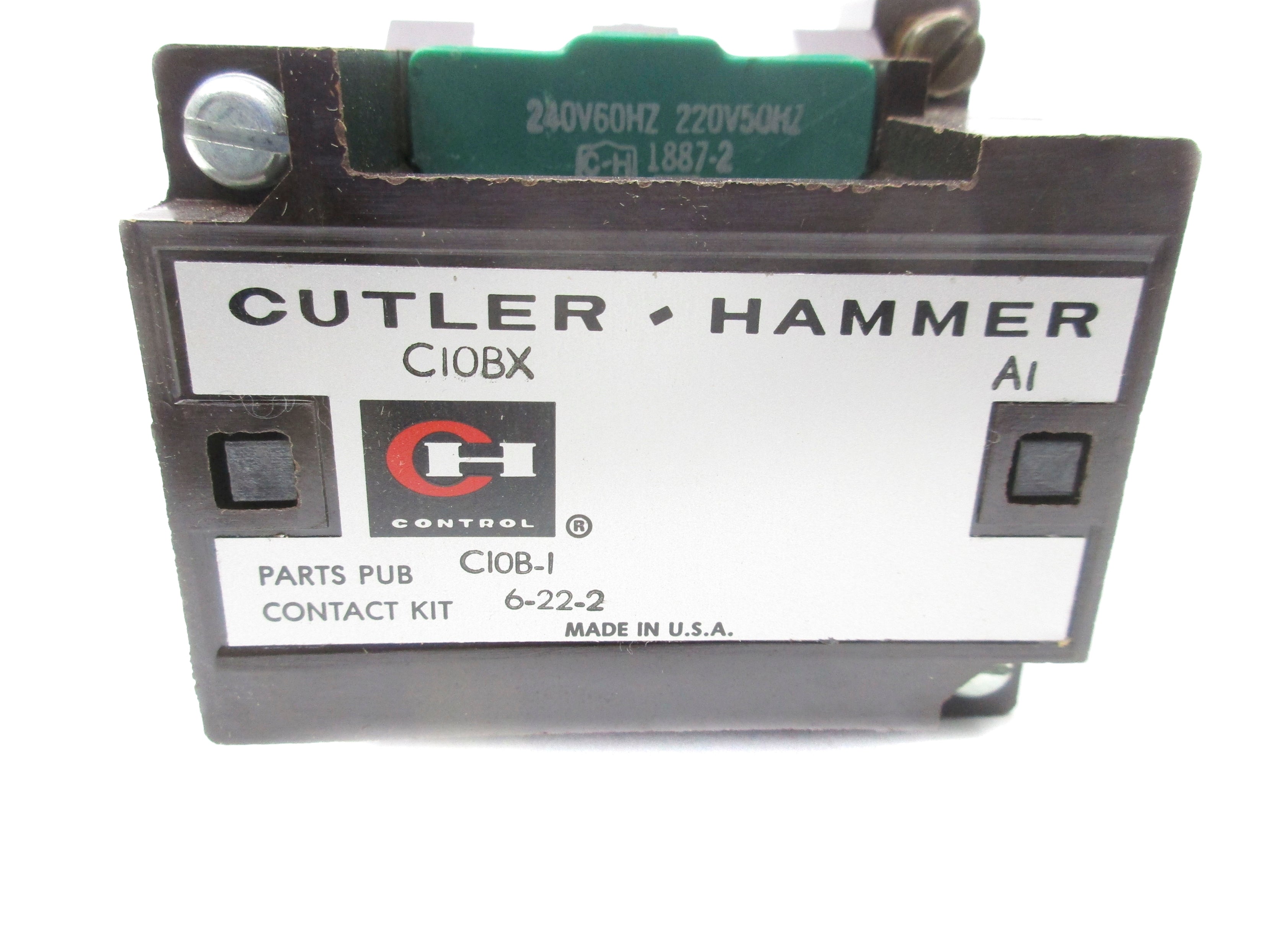 CUTLER HAMMER C10BX SER. A1 220/240V NSMP