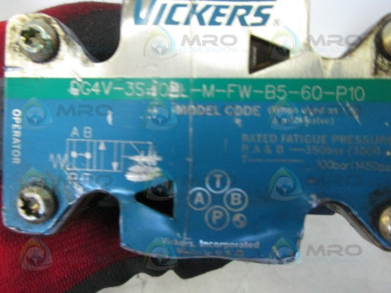 VICKERS DG4V-3S-OBL-M-FW-B5-60-P10 HYDRAULIC VALVE  UNMP
