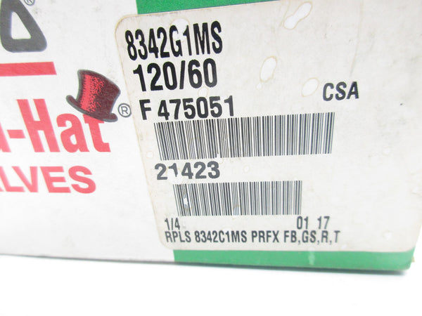 ASCO 8342G1MS 120V 100PSI 1/4" NSMP