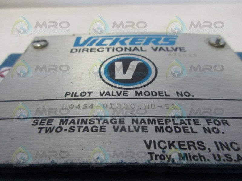 VICKERS DG4S4-0133C-WB-50 DIRECTIONAL VALVE  NSNP