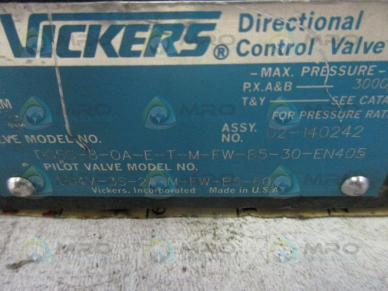VICKERS DG5S-8-OA-E-T-M-FW-E5-30-EN405 DIRECTIONAL CONTROL VALVE  NSNP