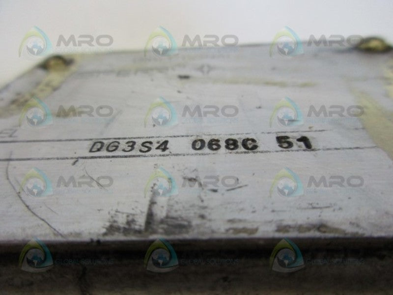 VICKERS DG3S4-068C-51 CONTROL VALVE W/ PILOT VALVE  UNMP