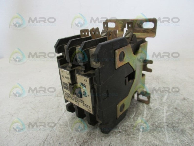 CUTLER HAMMER C25DNF340 SER. C1 CONTACTOR UNMP