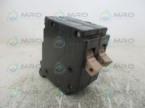 CUTLER HAMMER CH240 2 POLE 120/240 VAC CIRCUIT BREAKER (AS PICTURED)UNMP