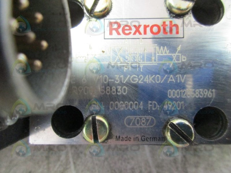 REXROTH 4WRSE-6-V10-31/G24K0/A1V PROPORTIONAL VALVE UNMP