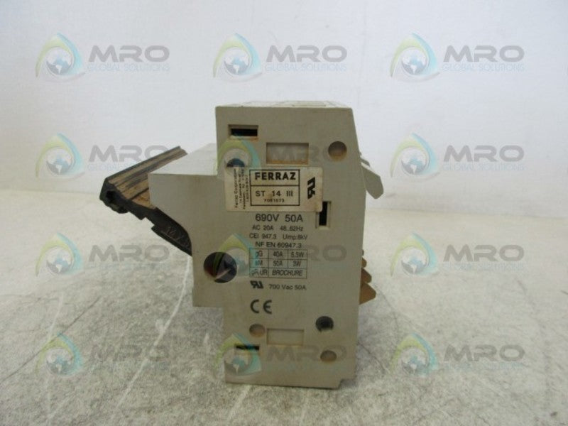 FERRAZ ST-14-III FUSE HOLDER  UNMP