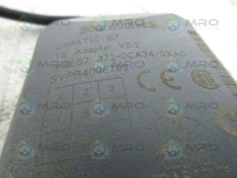 SIEMENS 6ES7-972-0CA34-0XA0 MODULE ADAPTER  UNMP