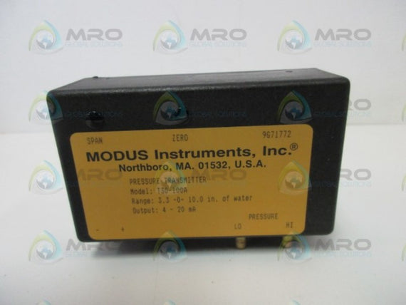 MODUS INSTRUMENTS T30-100A PRESSURE TRANSMITTER  NSMP